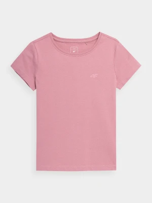 4F T-shirt gładki dziewczęcy 158 (12-13 lat)