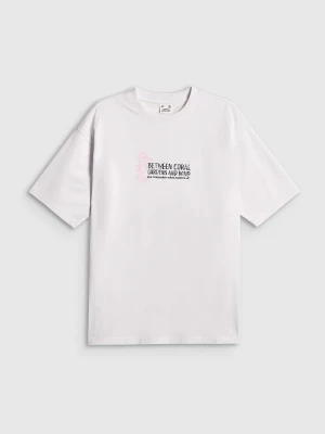 Zdjęcie produktu 4F T-shirt loose z nadrukiem damski - biały L