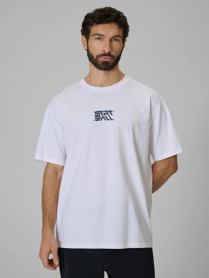 Zdjęcie produktu 4F T-shirt loose z nadrukiem męski - biały M