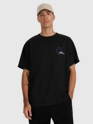 Zdjęcie produktu 4F T-shirt oversize z nadrukiem męski - czarny M