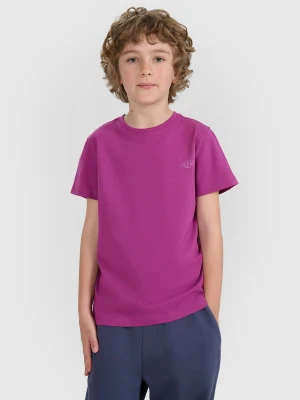 4F T-shirt regular gładki (2-pack) dziecięcy - multikolor 158/164 (12-14 lat)
