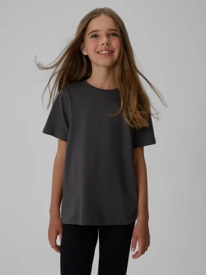 4F T-shirt regular gładki dziewczęcy (2-pack) - multikolor 134 / 140 (8-10 lat)