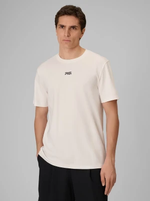 Zdjęcie produktu 4F T-shirt regular gładki męski 4F x Robert Lewandowski - biały L