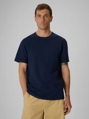 Zdjęcie produktu 4F T-shirt regular gładki męski - granatowy L