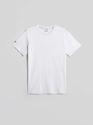 4F T-shirt regular z antybakteryjnym wykończeniem Polygiene męski - biały L
