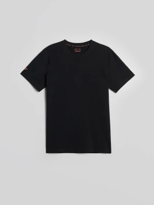 4F T-shirt regular z antybakteryjnym wykończeniem Polygiene męski - czarny XXL
