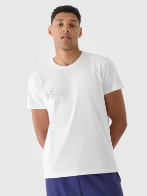 Zdjęcie produktu 4F T-shirt regular z nadrukiem męski - biały S