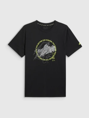 Zdjęcie produktu 4F T-shirt regular z nadrukiem męski - czarny M