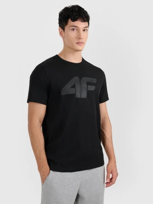 Zdjęcie produktu 4F T-shirt regular z nadrukiem męski - czarny S