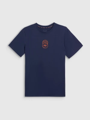 Zdjęcie produktu 4F T-shirt regular z nadrukiem męski - granatowy L