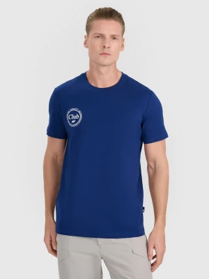 Zdjęcie produktu 4F T-shirt regular z nadrukiem męski - granatowy S