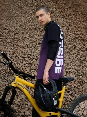 Zdjęcie produktu 4F T-shirt relaxed z nadrukiem męski - czarny M