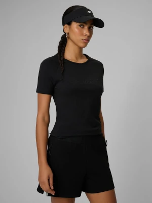 Zdjęcie produktu 4F T-shirt slim z nadrukiem damski - czarny S