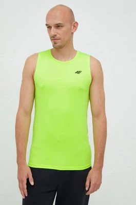 4F t-shirt treningowy kolor żółty