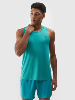 4F Tank top do biegania szybkoschnący męski - mięta L