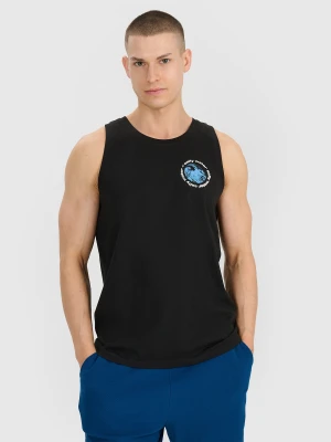 4F Tank top regular męski - czarny S