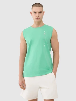 4F Tank top regular męski - zielony XXL