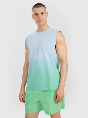 4F Tank top regular męski - zielony S