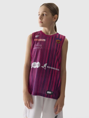 4F Tank top replika wyjazdowy z sezonu 2023/24 dziecięcy 4F x KS Basket 25 Bydgoszcz - multikolor 110/116
