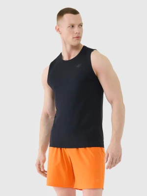 4F Tank top treningowy szybkoschnący męski - czarny XL