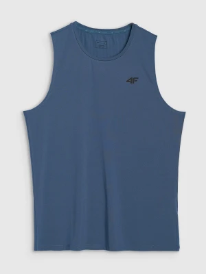 4F Tank top treningowy szybkoschnący męski - granatowy M
