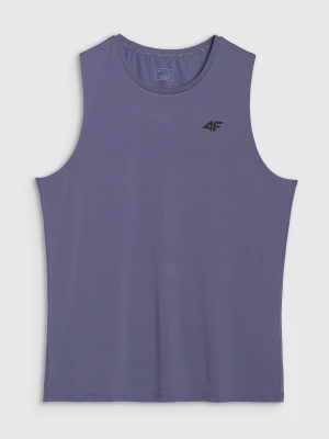 4F Tank top treningowy szybkoschnący męski - niebieski M