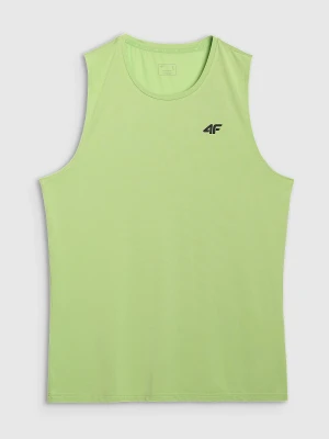 4F Tank top treningowy szybkoschnący męski - zielony XXL