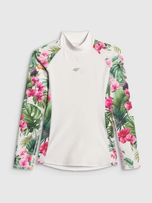 4F Top do pływania z nadrukiem damski - multikolor M