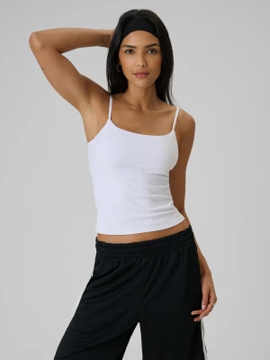 4F Top slim gładki damski - biały XL