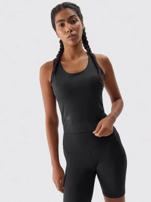 4F Top sportowy w kolorze czarnym rozmiar: XS