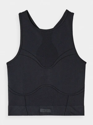 4F Top sportowy w kolorze czarnym rozmiar: M/L