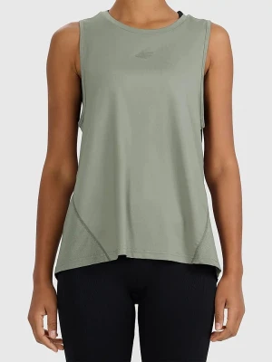 4F Top sportowy w kolorze khaki rozmiar: XS