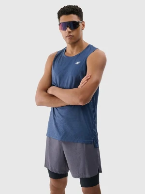4F Top sportowy w kolorze niebieskim rozmiar: M