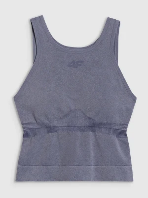 4F Top sportowy w kolorze niebieskoszarym rozmiar: XS/S