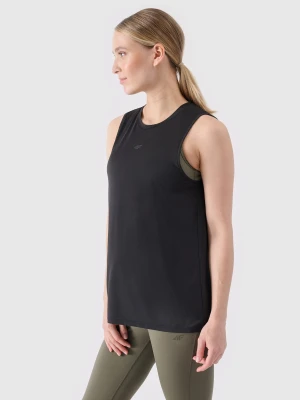 4F Top treningowy ciążowy oversize damski - czarny 3XL