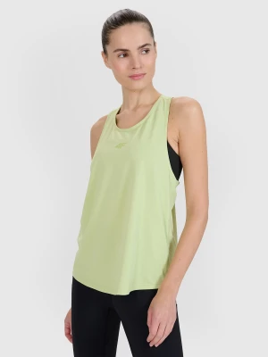 4F Top treningowy oversize szybkoschnący damski - zielony XS