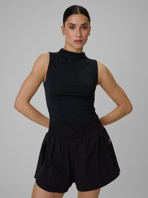 4F Top treningowy slim szybkoschnący damski - czarny XL