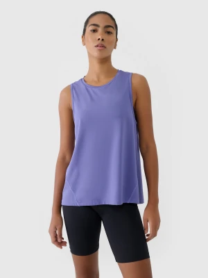 4F Top treningowy szybkoschnący damski - granatowy XS