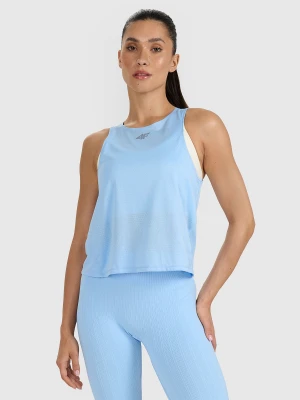 4F Top treningowy szybkoschnący damski - niebieski XS