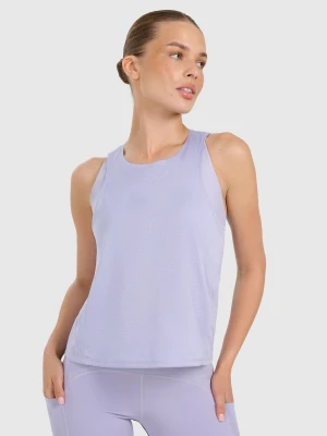 4F Top treningowy szybkoschnący damski - niebieski L