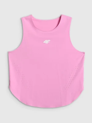 4F Top treningowy szybkoschnący damski - różowy S
