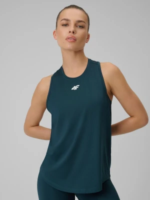 4F Top treningowy szybkoschnący damski - turkusowy M