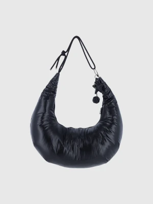 4F Torba hobo na ramię - czarna Uniwersalny