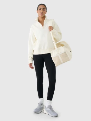 4F Torba sportowa (30 L) z kieszenią na obuwie - biała Uniwersalny