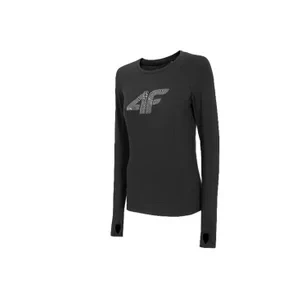 4F Women's Functional Longsleeve H4L20-TSDLF001-20S, Damskie, Czarne, longsleevy, poliester, rozmiar: XS