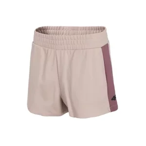 4F Women's Shorts H4L21-SKDD011-56S, Damskie, Różowe, spodenki, wiskoza, rozmiar: S