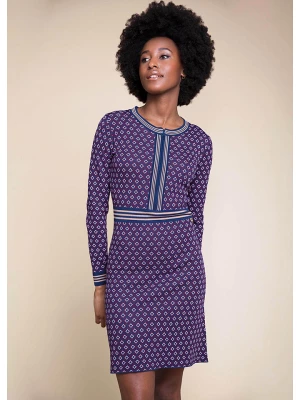 4funkyflavours Sukienka w kolorze granatowo-fioletowym rozmiar: XL