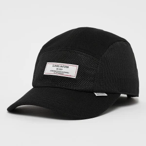 5 Panel Curved Visor Tech Mix, markiDJINNS, Czapki, w kolorze czarny, rozmiar: