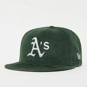New Era 59Fifty Throwback Cord Oakland Athletics uniseks Czapki zielony rozmiar Akcesoria