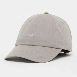 New Balance 6 Panel Linear Logo Hat uniseks Czapki beż rozmiar Akcesoria